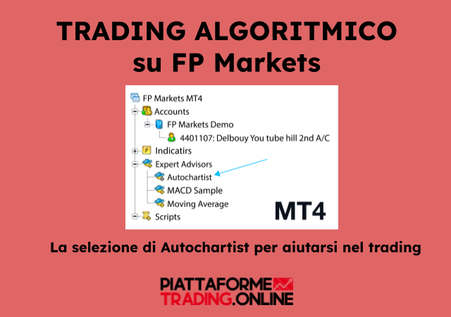 Selezione del trading algoritmico su MT4 offerta con FP Markets