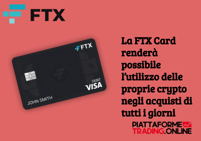 La carta FTX non è ancora disponibile in Italia