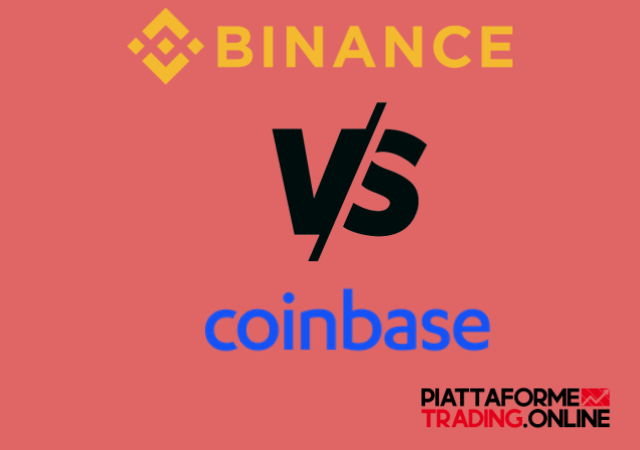 Binance contro Coinbase: le piattaforme messe a confronto
