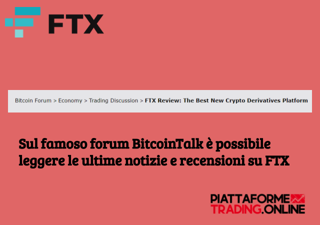 Nel suddetto thread è possibile leggere i pareri della community di Bitcointalk riguardo FTX