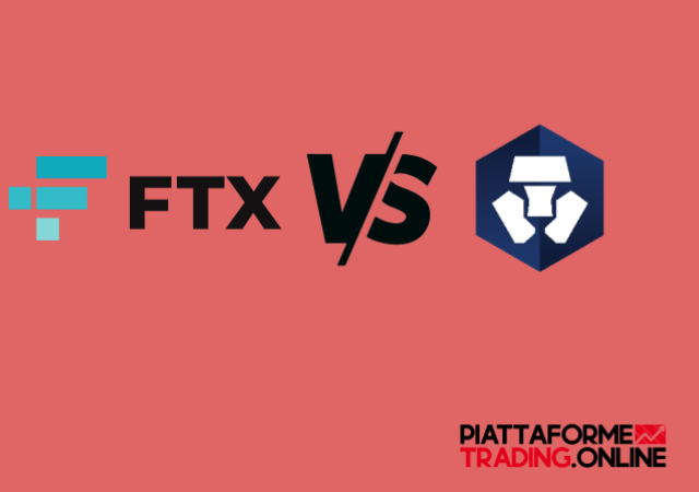 Comparazione tra le piattaforme exchange FTX e Crypto.com