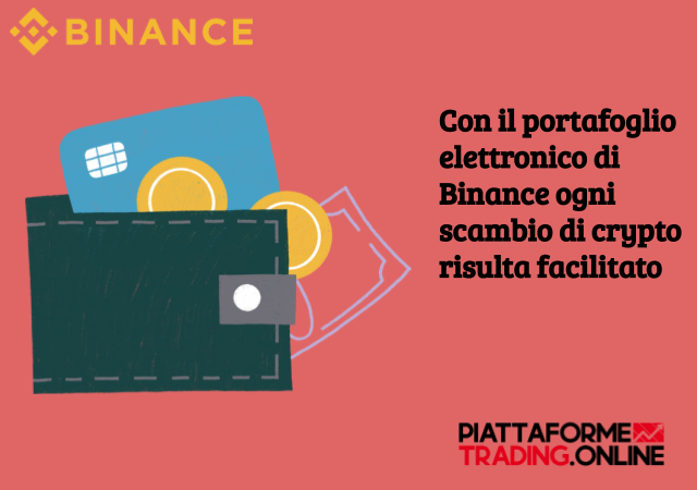 Il wallet viene integrato automaticamente all'apertura del conto con Binance
