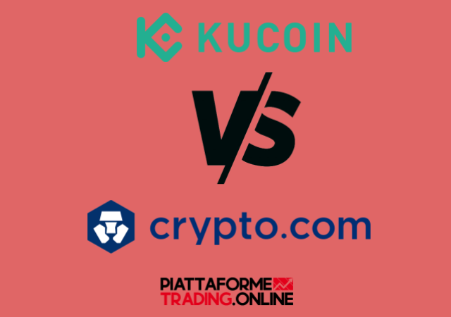 KuCoin contro Crypto.com: le piattaforme a confronto