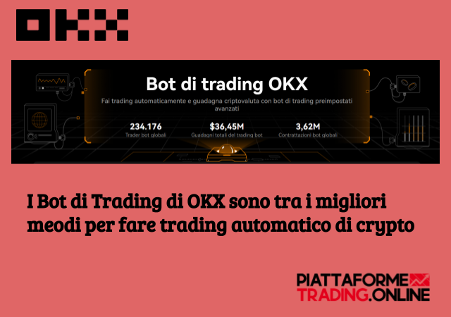 Se si ha intenzione di provare a fare trading automatico su crypto-asset, i bot di OKX sono tra le migliori scelte del mercato